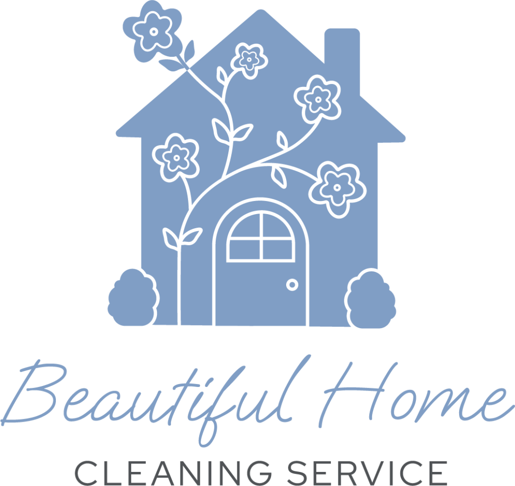 Beautiful Home Cleaning Service Logo